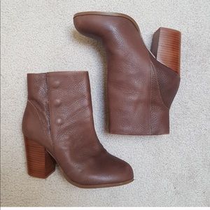 Sole Society block heel booties